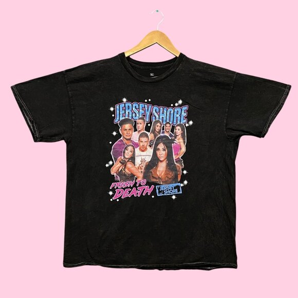 MTV Jersey Shore Fresh to Death Mineral Wash Tee XL - Picture 1 of 4